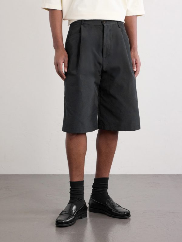 Chilango Straight-Leg Pleated Woven Bermuda Shorts - FR Chilango Straight-Leg Pleated Woven Bermuda Shorts - FR