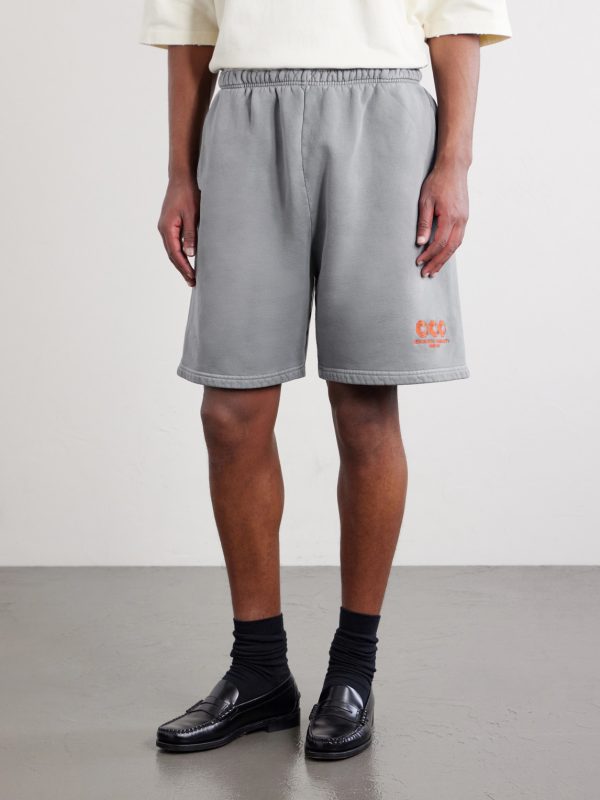 CCC Buffalo Straight-Leg Logo-Embroidered Cotton-Jersey Shorts - FR CCC Buffalo Straight-Leg Logo-Embroidered Cotton-Jersey Shorts - FR