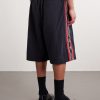 Orale Track Wid-Leg Shorts - BK Orale Track Wid-Leg Shorts - BK