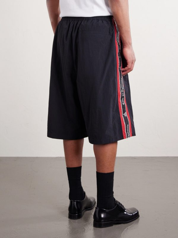 Orale Track Wid-Leg Shorts - BK Orale Track Wid-Leg Shorts - BK