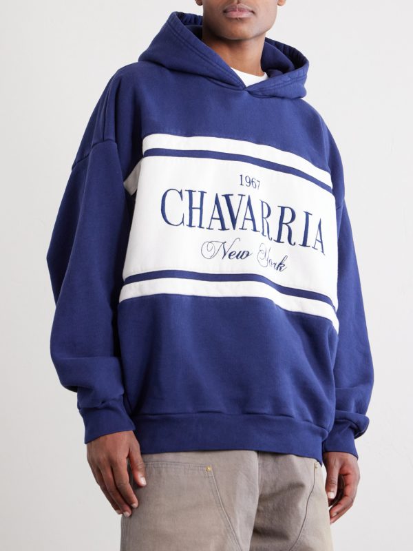 Gilroy Logo-Embroidered Cotton-Jersey Hoodie - FR Gilroy Logo-Embroidered Cotton-Jersey Hoodie - FR