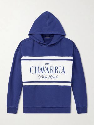 Gilroy Logo-Embroidered Cotton-Jersey Hoodie Gilroy Logo-Embroidered Cotton-Jersey Hoodie