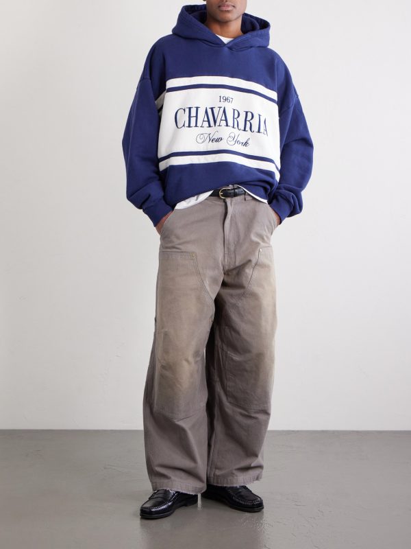 Gilroy Logo-Embroidered Cotton-Jersey Hoodie - OU Gilroy Logo-Embroidered Cotton-Jersey Hoodie - OU