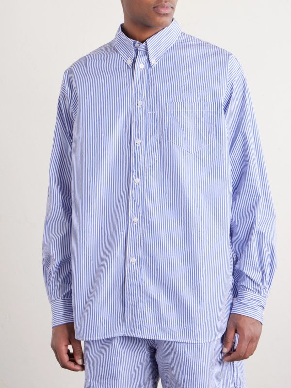 Veterano Striped Cotton-Blend Shirt - FR Veterano Striped Cotton-Blend Shirt - FR
