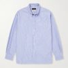 Veterano Striped Cotton-Blend Shirt Veterano Striped Cotton-Blend Shirt