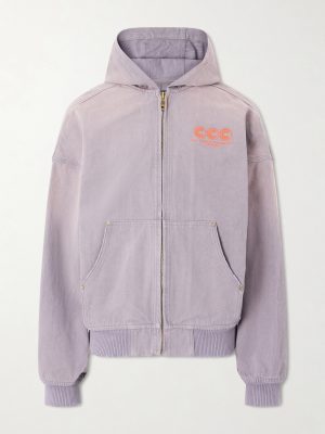 Juggernaut Logo-Embroidered Denim Zip-Up Hoodie Juggernaut Logo-Embroidered Denim Zip-Up Hoodie