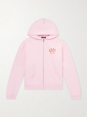 Willy Ropita Logo-Print Cotton-Jersey Zip-Up Hoodie Willy Ropita Logo-Print Cotton-Jersey Zip-Up Hoodie