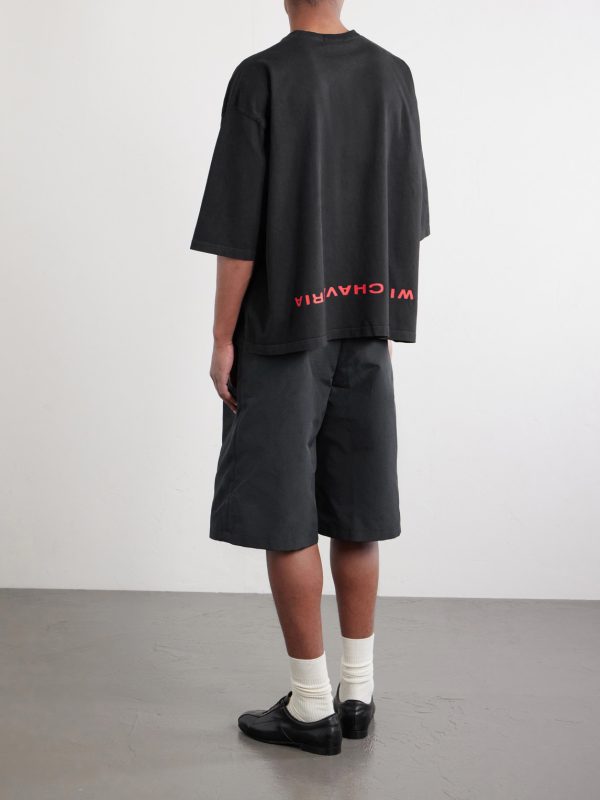 Welcome To America Logo-Embroidered Cotton-Jersey T-Shirt - BK