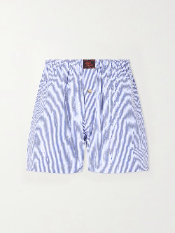 Willy Woven Cotton Straight-Leg Boxer Shorts Willy Woven Cotton Straight-Leg Boxer Shorts