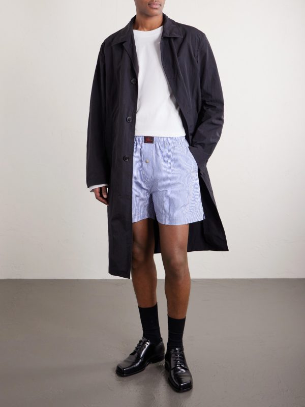 Willy Woven Cotton Straight-Leg Boxer Shorts - OU Willy Woven Cotton Straight-Leg Boxer Shorts - OU