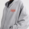Logo-Embroidered Cotton-Jersey Zip-Up Hoodie - CU Logo-Embroidered Cotton-Jersey Zip-Up Hoodie - CU