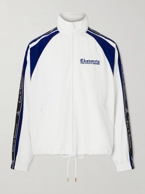 Casa De Chavarria Logo-Detailed Shell Jacket Casa De Chavarria Logo-Detailed Shell Jacket