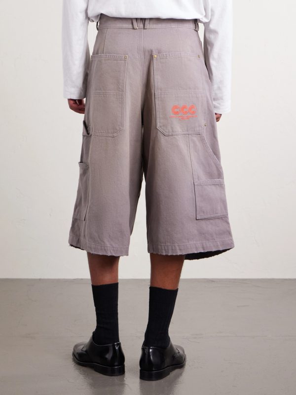 Stocknot Double Knee Cotton Shorts - BK