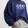 Hooligan Logo-Embroidered Cotton-Jersey Sweatshirt - CU Hooligan Logo-Embroidered Cotton-Jersey Sweatshirt - CU