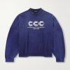Hooligan Logo-Embroidered Cotton-Jersey Sweatshirt Hooligan Logo-Embroidered Cotton-Jersey Sweatshirt