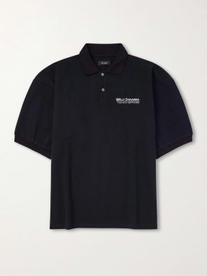 Logo-Embroidered Cotton-Piqué Polo Shirt Logo-Embroidered Cotton-Piqué Polo Shirt