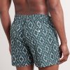 Rio Straight-Leg Mid-Length Printed Recycled Swim Shorts - BK Rio Straight-Leg Mid-Length Printed Recycled Swim Shorts - BK
