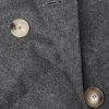 Double-Breasted Shearling-Trimmed Quilted Wool Down Jacket - CU