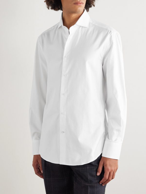 Slim-Fit Cotton Oxford Shirt - FR Slim-Fit Cotton Oxford Shirt - FR