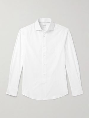 Slim-Fit Cotton Oxford Shirt