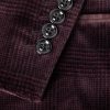 Slim-Fit Satin-Trimmed Prince of Wales Checked Cotton-Velvet Tuxedo Jacket - CU Slim-Fit Satin-Trimmed Prince of Wales Checked Cotton-Velvet Tuxedo Jacket - CU
