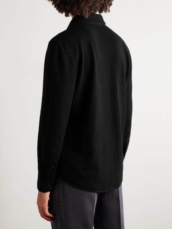 Wool, Cashmere and Silk-Blend Shirt - BK Wool, Cashmere and Silk-Blend Shirt - BK