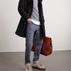 Double-Breasted Shearling Coat - OU