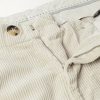 Straight-Leg Pleated Cotton-Corduroy Trousers - E1