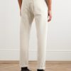 Slim-Fit Cotton-Corduroy Trousers - BK Slim-Fit Cotton-Corduroy Trousers - BK