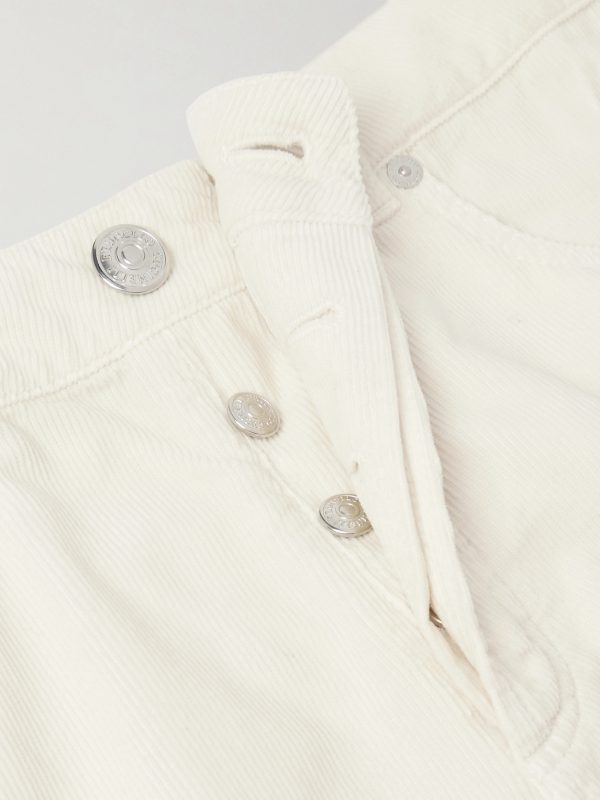 Slim-Fit Cotton-Corduroy Trousers - E1 Slim-Fit Cotton-Corduroy Trousers - E1