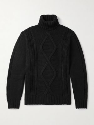Intarsia Cashmere Rollneck Sweater Intarsia Cashmere Rollneck Sweater