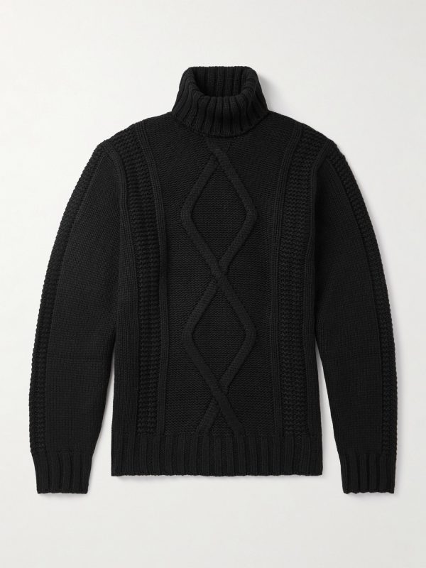 Intarsia Cashmere Rollneck Sweater Intarsia Cashmere Rollneck Sweater