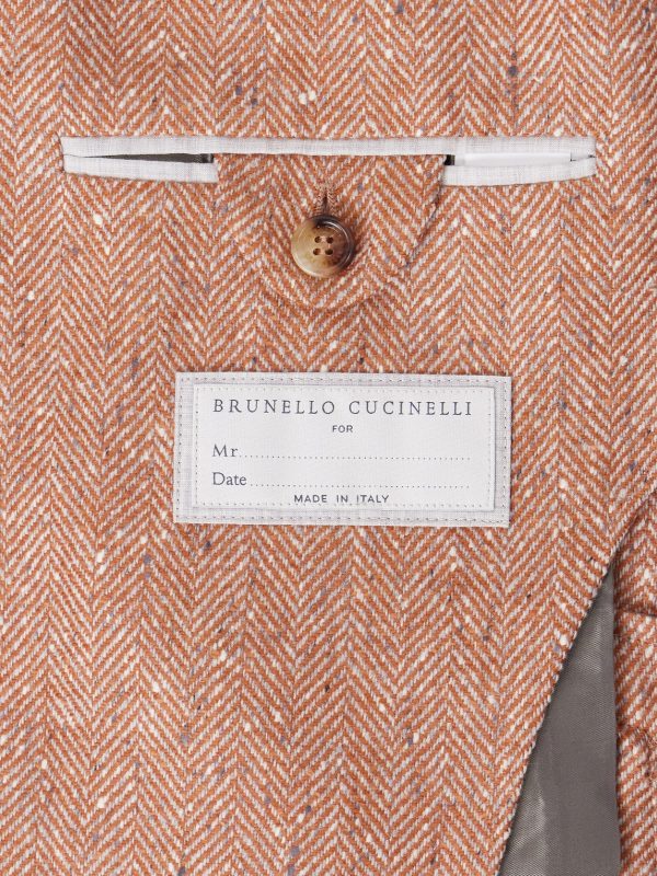 Herringbone Wool and Cashmere-Blend Blazer - CU