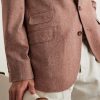 Herringbone Wool and Cashmere-Blend Blazer - E2