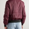 Padded Cashmere-Trimmed Shell Bomber Jacket - BK Padded Cashmere-Trimmed Shell Bomber Jacket - BK