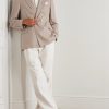 Striped Cashmere and Silk-Blend Suit Jacket - OU Striped Cashmere and Silk-Blend Suit Jacket - OU