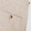 Straight-Leg Pleated Puppytooth Cashmere and Silk-Blend Suit Trousers - CU Straight-Leg Pleated Puppytooth Cashmere and Silk-Blend Suit Trousers - CU