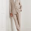 Straight-Leg Pleated Puppytooth Cashmere and Silk-Blend Suit Trousers - OU Straight-Leg Pleated Puppytooth Cashmere and Silk-Blend Suit Trousers - OU