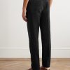 Tapered Pleated Cotton-Corduroy Trousers - BK