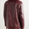 Padded Nubuck-Trimmed Leather Field Jacket - BK Padded Nubuck-Trimmed Leather Field Jacket - BK
