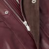 Padded Nubuck-Trimmed Leather Field Jacket - CU Padded Nubuck-Trimmed Leather Field Jacket - CU