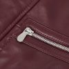 Padded Nubuck-Trimmed Leather Field Jacket - E1 Padded Nubuck-Trimmed Leather Field Jacket - E1