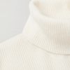 Ribbed Cashmere Rollneck Sweater - CU