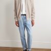 Slim-Fit Button-Down Collar Pinstriped Cotton-Poplin Shirt - OU Slim-Fit Button-Down Collar Pinstriped Cotton-Poplin Shirt - OU
