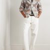 Shawl-Collar Jacquard-Knit Alpaca-Blend Cardigan - OU Shawl-Collar Jacquard-Knit Alpaca-Blend Cardigan - OU
