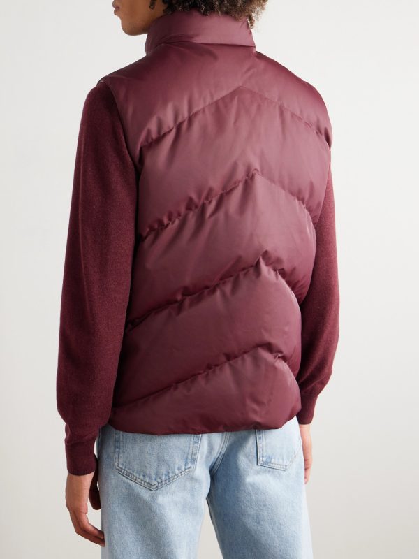 Quilted Shell Down Gilet - BK Quilted Shell Down Gilet - BK