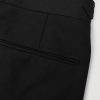 Tapered Pleated Satin-Trimmed Silk, Wool and Mohair-Blend Trousers - CU Tapered Pleated Satin-Trimmed Silk, Wool and Mohair-Blend Trousers - CU