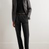 Straight-Leg Pleated Cotton-Corduroy Trousers - OU Straight-Leg Pleated Cotton-Corduroy Trousers - OU