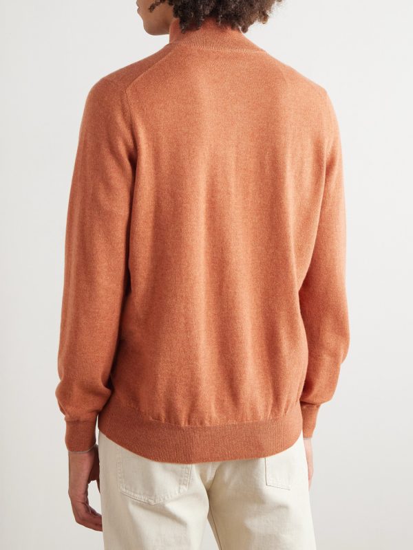 Cashmere Half-Zip Sweater - BK