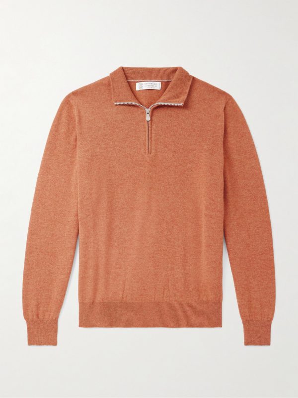 Cashmere Half-Zip Sweater